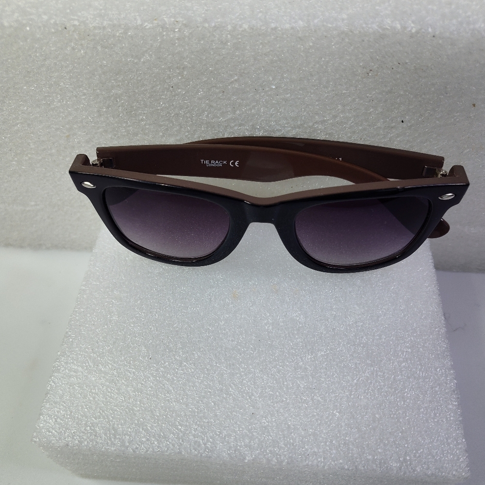 Tie Rack London Men Gradient Sunglasses Brown Polarized Brown Lens